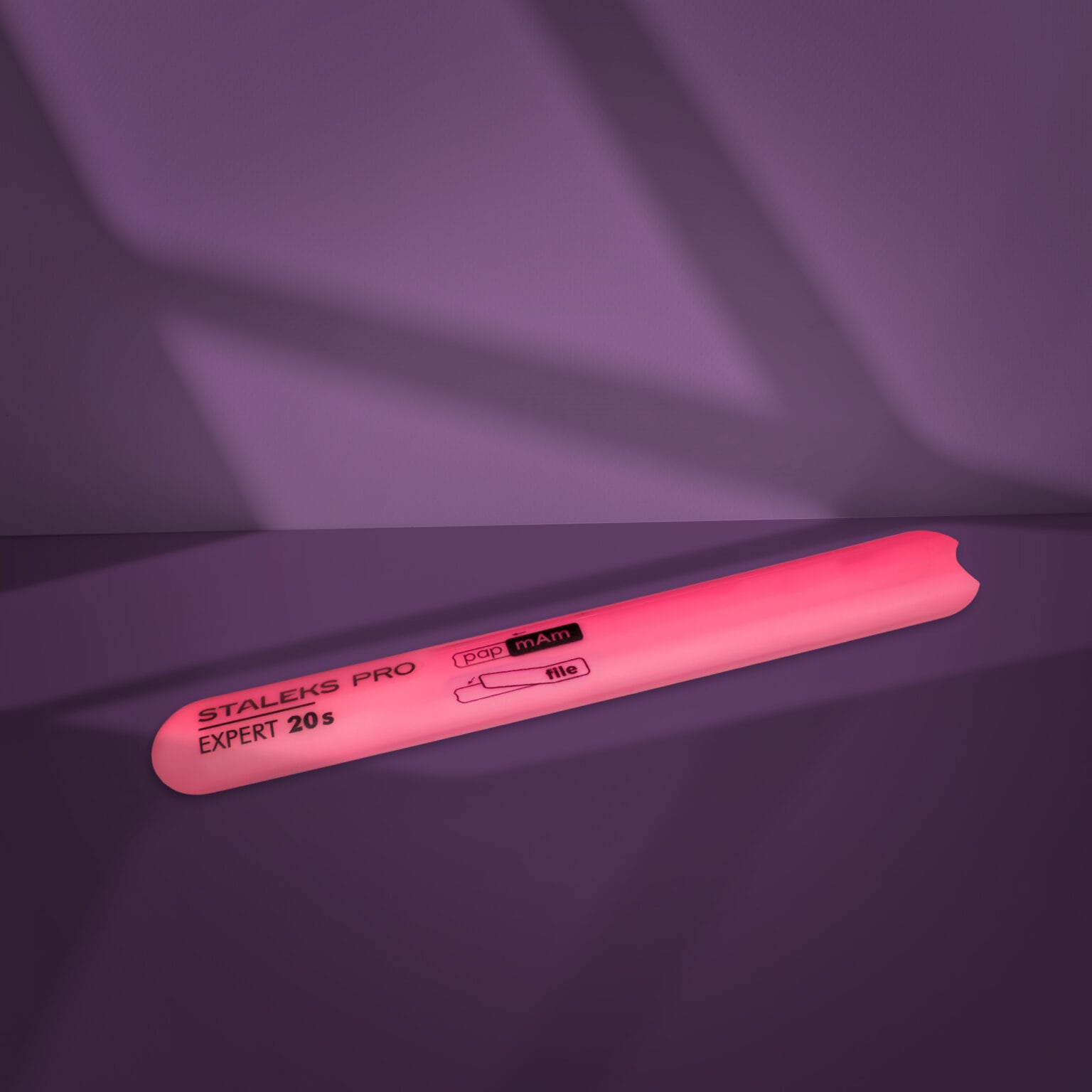 Straight Beveled Plastic Base For Nail File EXPERT 20s (130mm) SPBE-20s