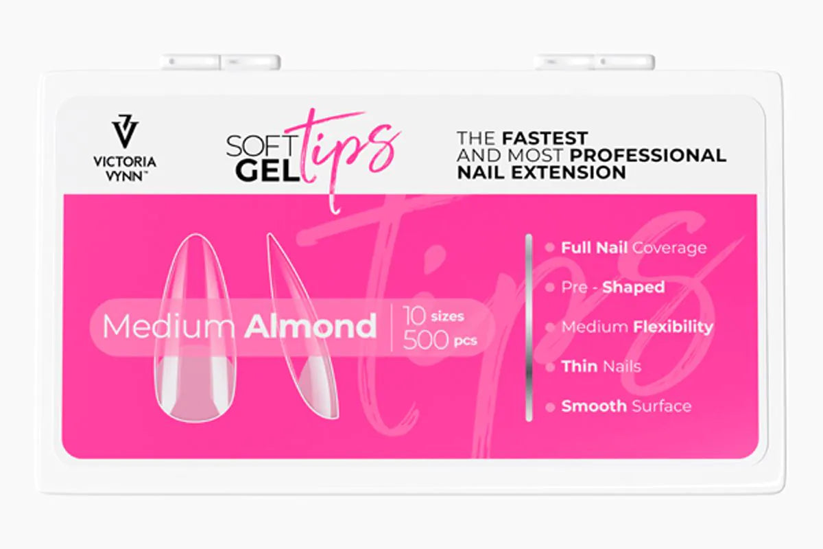 Victoria Vynn Soft Gel Tips Medium Almond - 500pcs