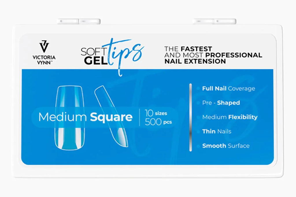 Victoria Vynn Soft Gel Tips Medium Square - 500pcs