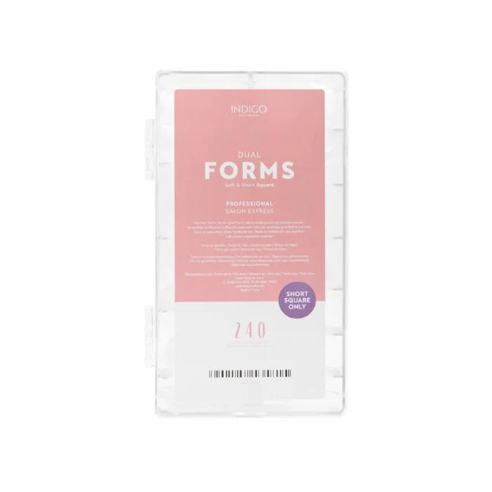 Upper Forms Dual Form Soft & Short Square 240 pcs 1PCS