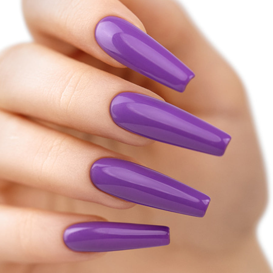 Victoria Vynn Soft Gel Tips Long Coffin Complete Kit with LED Lamp