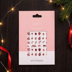 Self Adhesive Winter 3 Nail Stickers