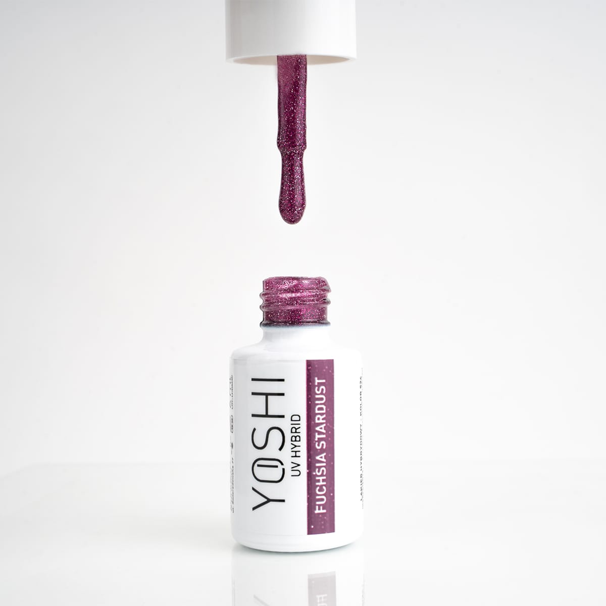Yoshi 524 Fuchsia Stardust Gel Polish 6Ml