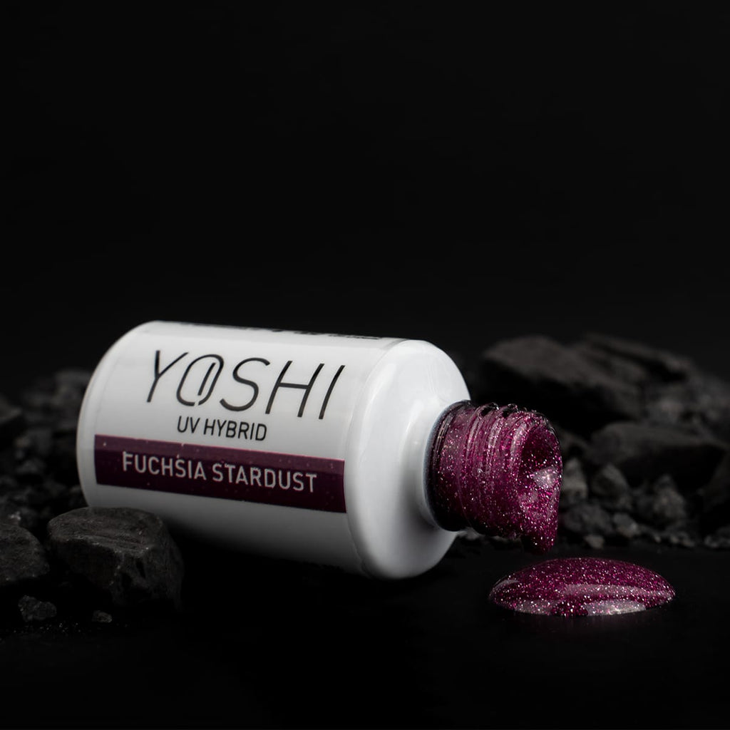Yoshi 524 Fuchsia Stardust Gel Polish 6Ml
