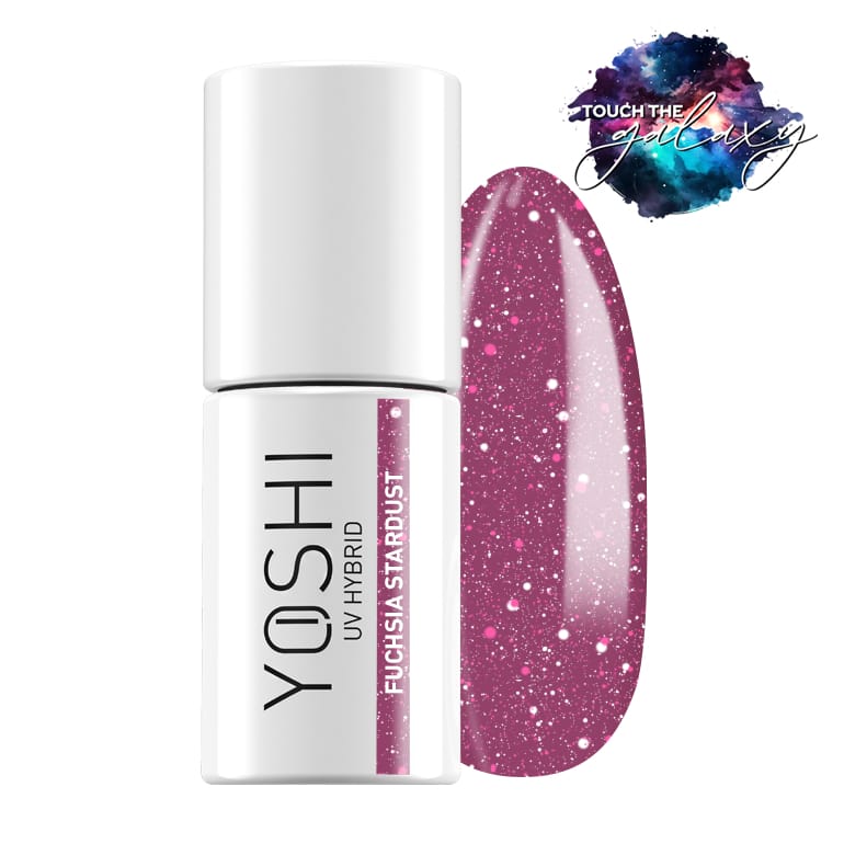 Yoshi 524 Fuchsia Stardust Gel Polish 6Ml